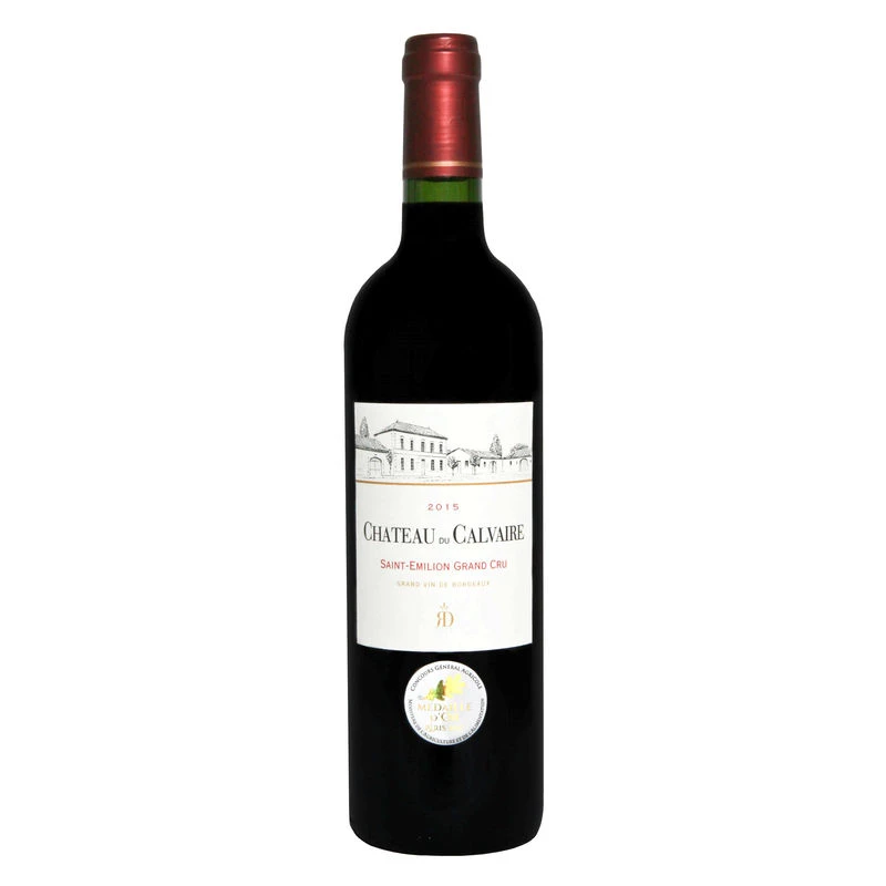 Vin Rouge St-Émilion grand cru 2015, 75 cl - CHÂTEAU DU CALVAIRE