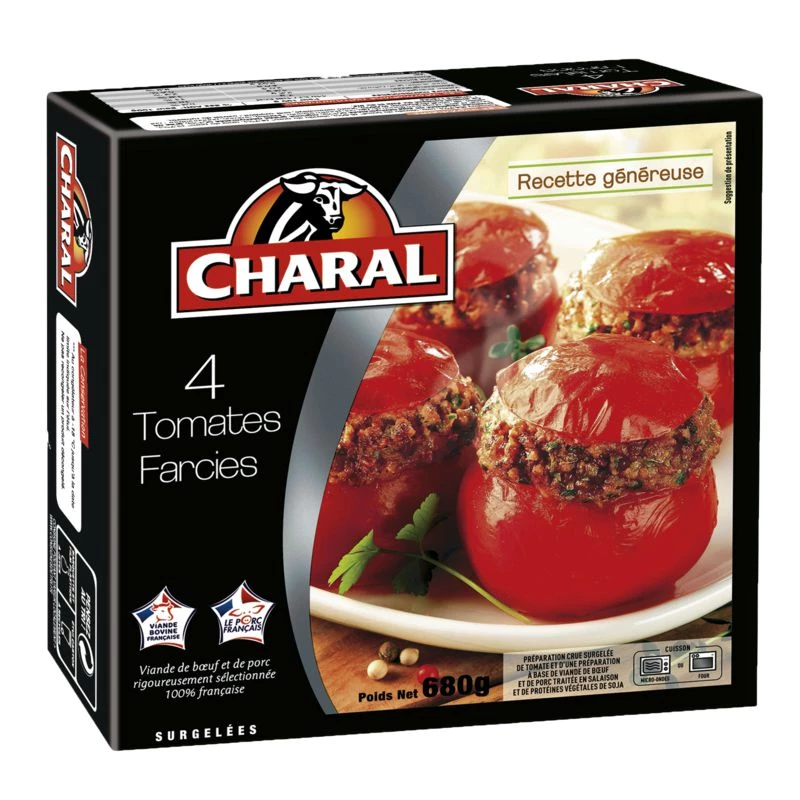 Tomat.farcies X4 Charal 680g