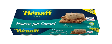 Lot Mousse Canard Henaff3x78g
