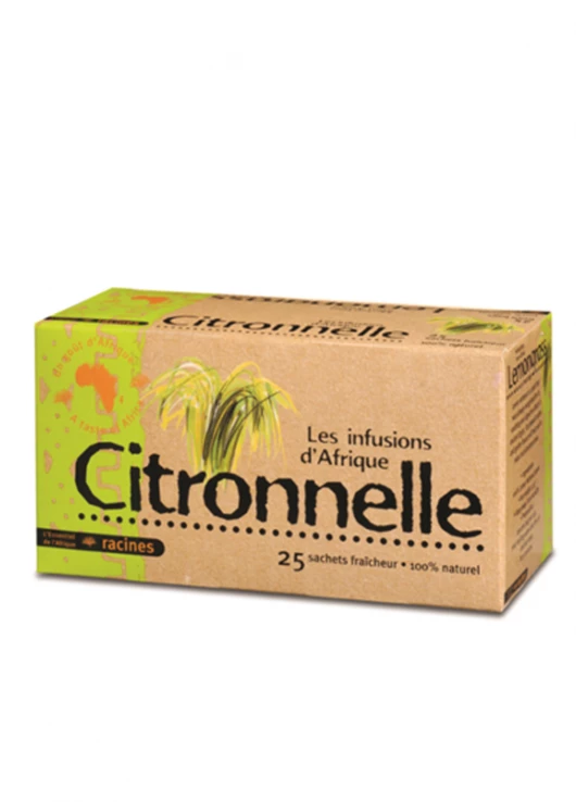 Infusion D'afrique Citronnelle (10 X 25 Sachets) - Racines