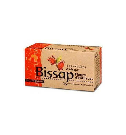Afrikaanse infusie Bissap (10 x 25 zakjes) - Racines