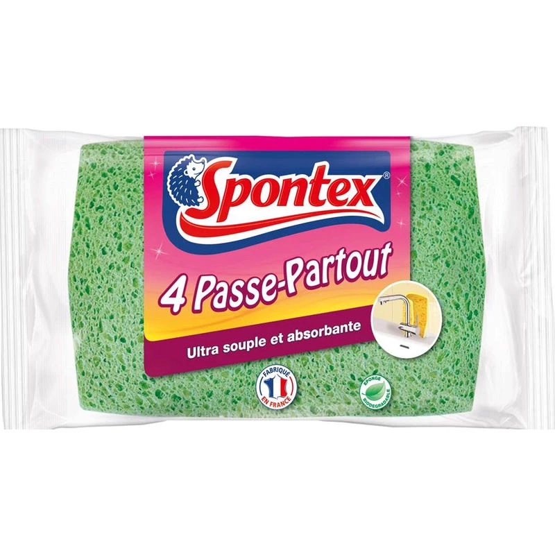 Spontex Eponge Pass Partout X4