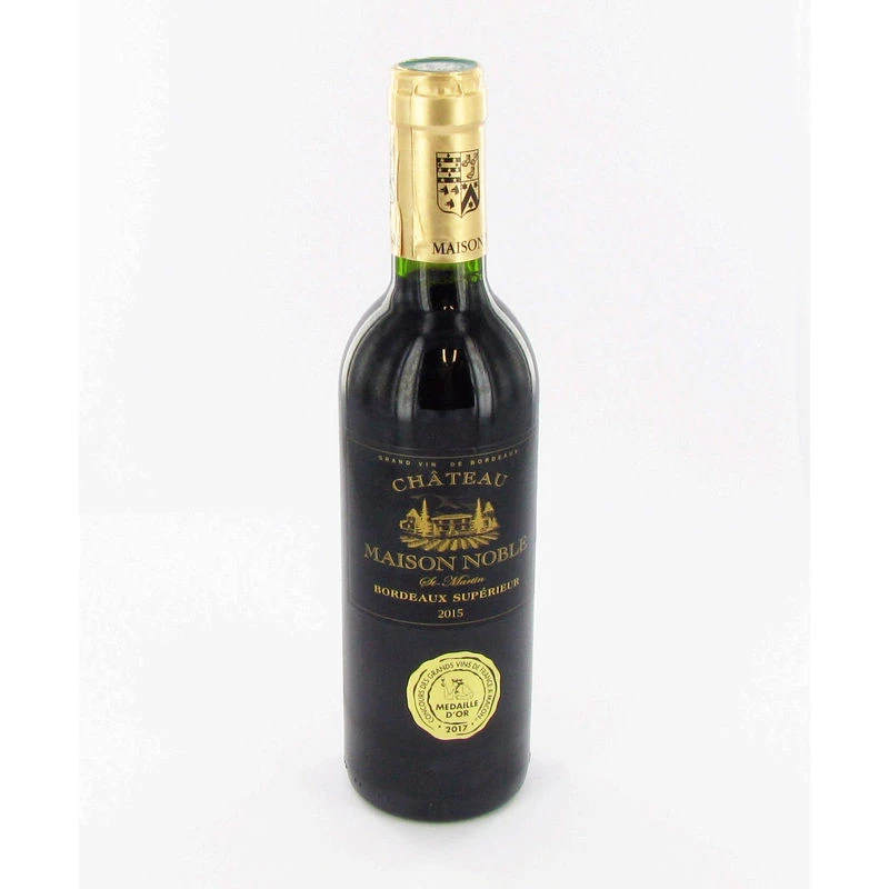 Vin Rouge Bordeaux Supérieur, 14°, 37,5cl - CHÂTEAU MAISON NOBLE