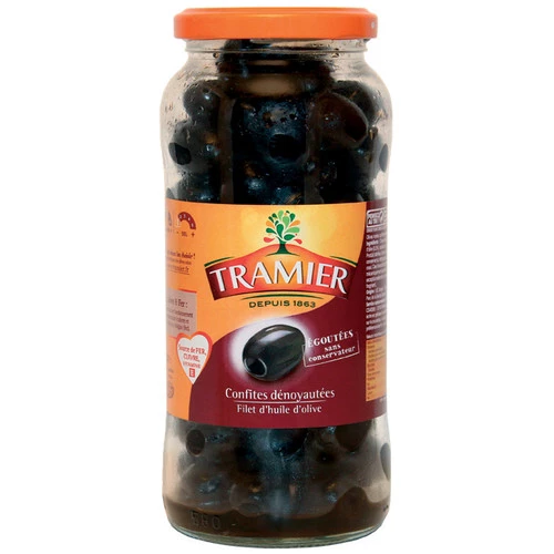 Pitted Candied Black Olives, 250g - TRAMIER