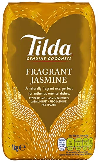 Riz Parfumé Thaï Jasmine 1kg - Tilda
