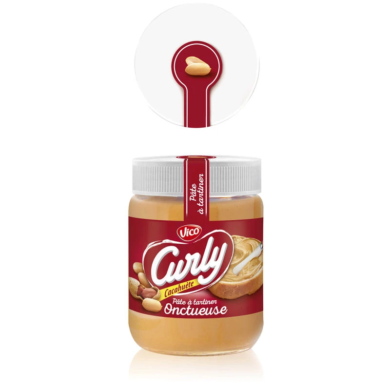 Grossiste Pâte à tartiner onctueuse 340g - CURLY