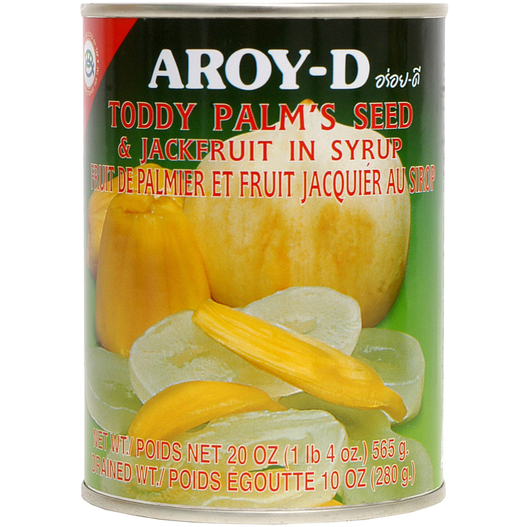 Palm/Jackfruit Vruchtensiroop 24 X 565 Gr - Aroy-d