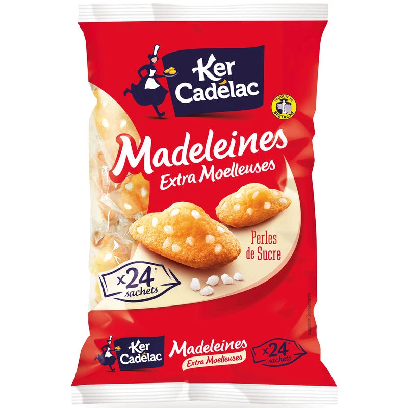 Extra Soft Madeleines with sugars 600g - Ker Cadélac