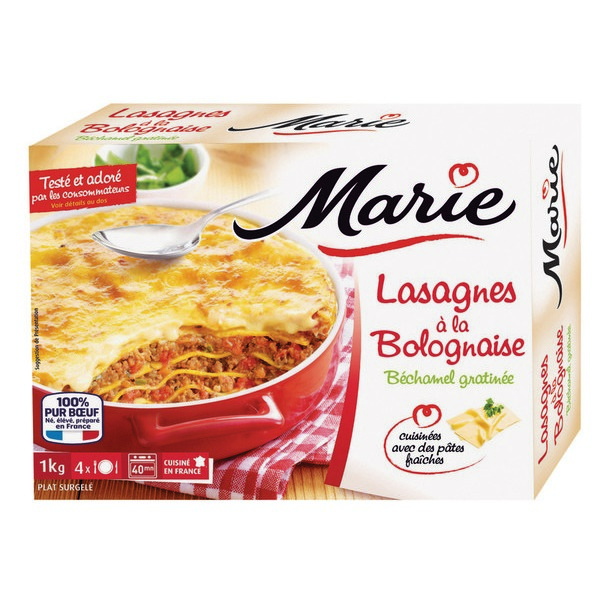 Lasagnes A La Bolognaise 1kg