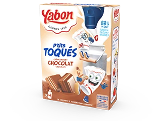 Gourde Chocolat Ptit's Toqués 4x80g - YABON