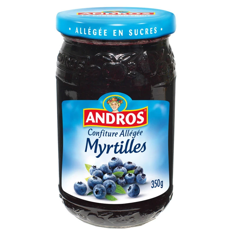 Blueberry jam 350g - ANDROS