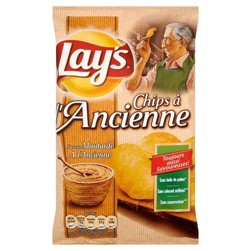 Lay's Chips Nature 150 g - Lot de 10 : : Epicerie