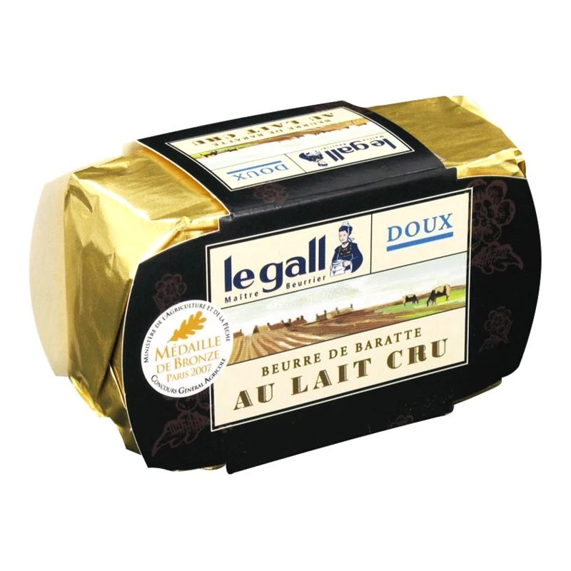Beurre du Baratte cru Doux 250g - Le Gall