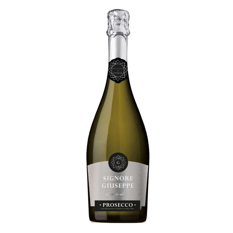 Vin Blanc Mousseux Prosecco Blanc Extra Dry, 11°, 75cl - SIGNORE GIUSEPPE