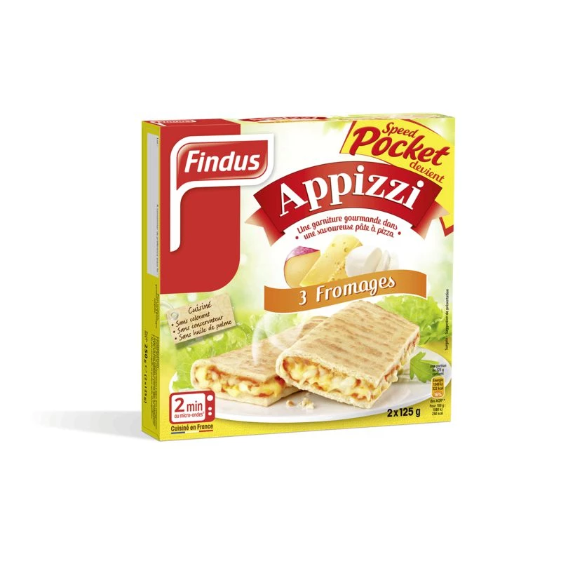 Appizzi 3 Fromages 250g