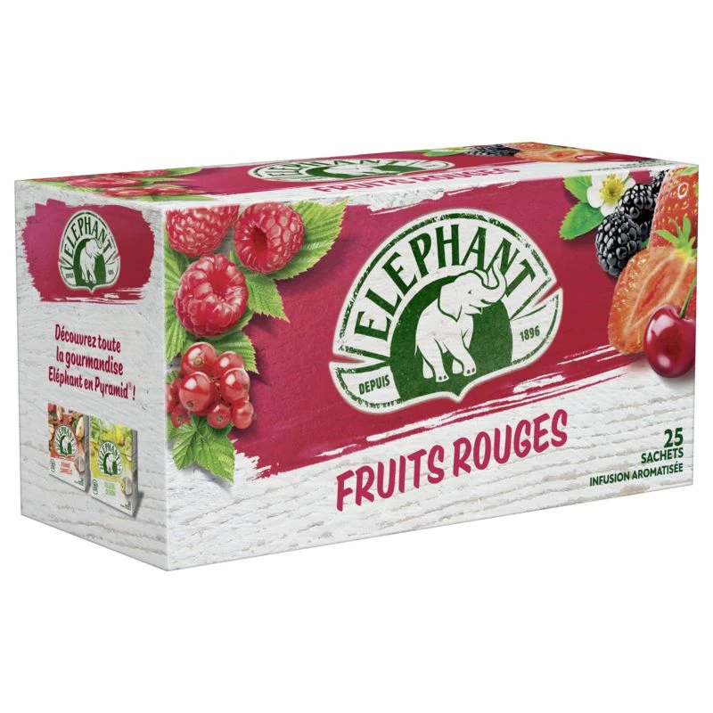 Elephant infusion fruit rouge 25s.45g