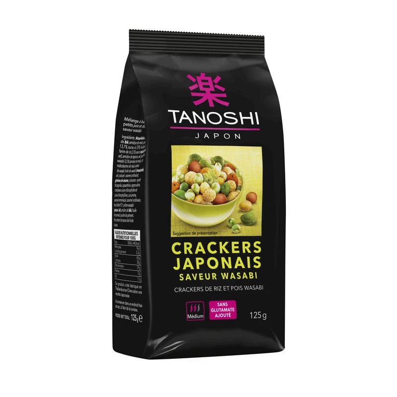 Crackers Wasabi 125g Tanoshi