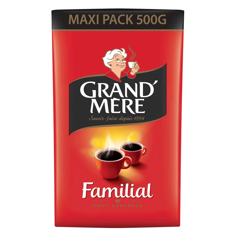 Family Ground Coffee 500g - GRAND' MÈRE