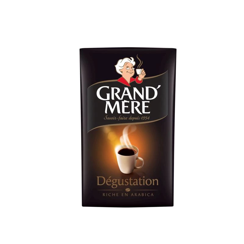 Verkostung von gemahlenem Kaffee, 250 g - GRAND' MÈRE