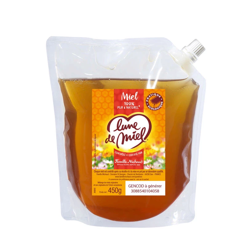 flower honey 450g - HONEYMOON