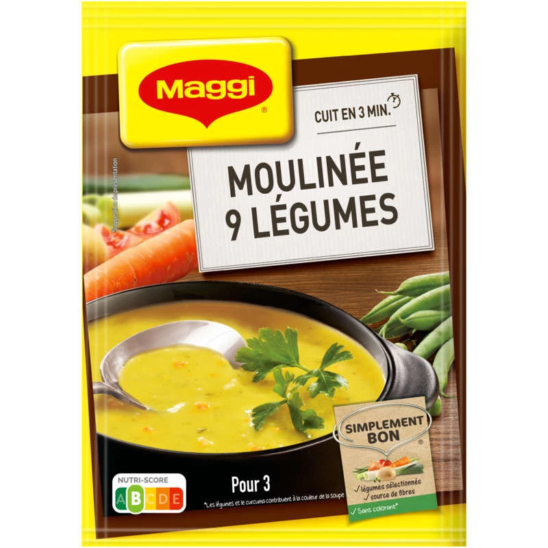 Soupe Moulinée aux 9 Légumes, 84g - MAGGI