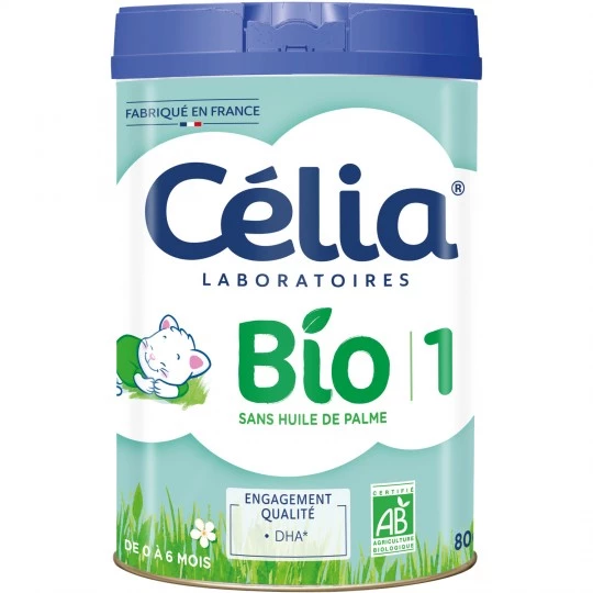 Organic powdered milk 1st age 800g - CÉLIA LABORATOIRES