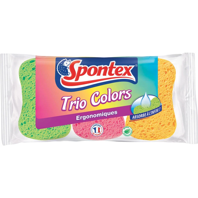 Spontex Epong.tri.colors X3
