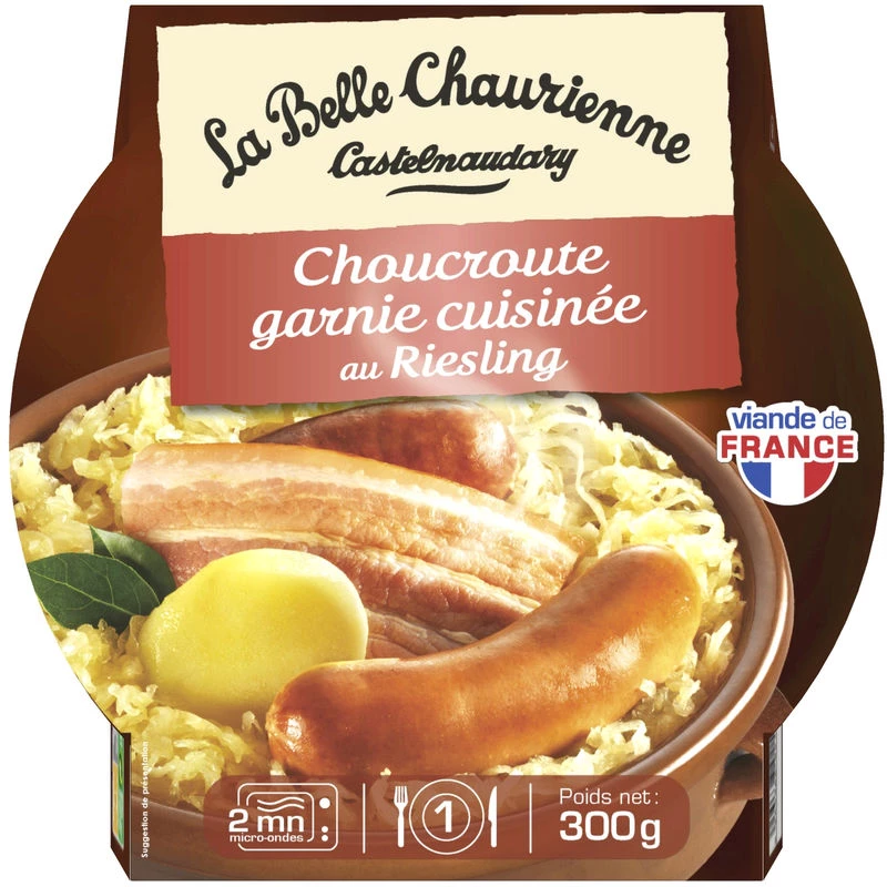 Sauerkraut With Riesling 300g - LA BELLE CHAURIENNE