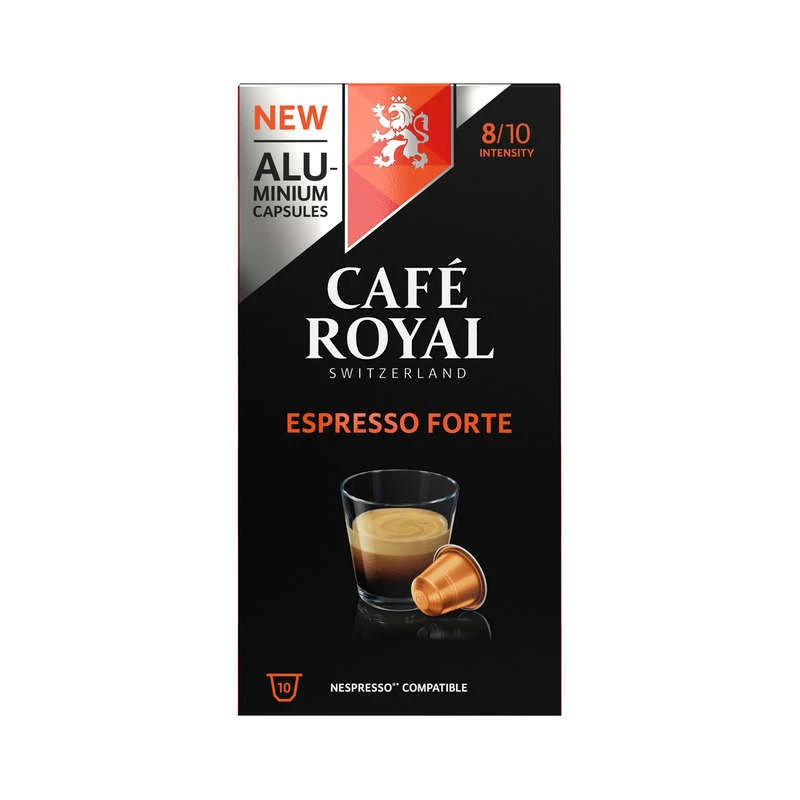 Café capsules Espresso Forte X10 52g - CAFE ROYAL