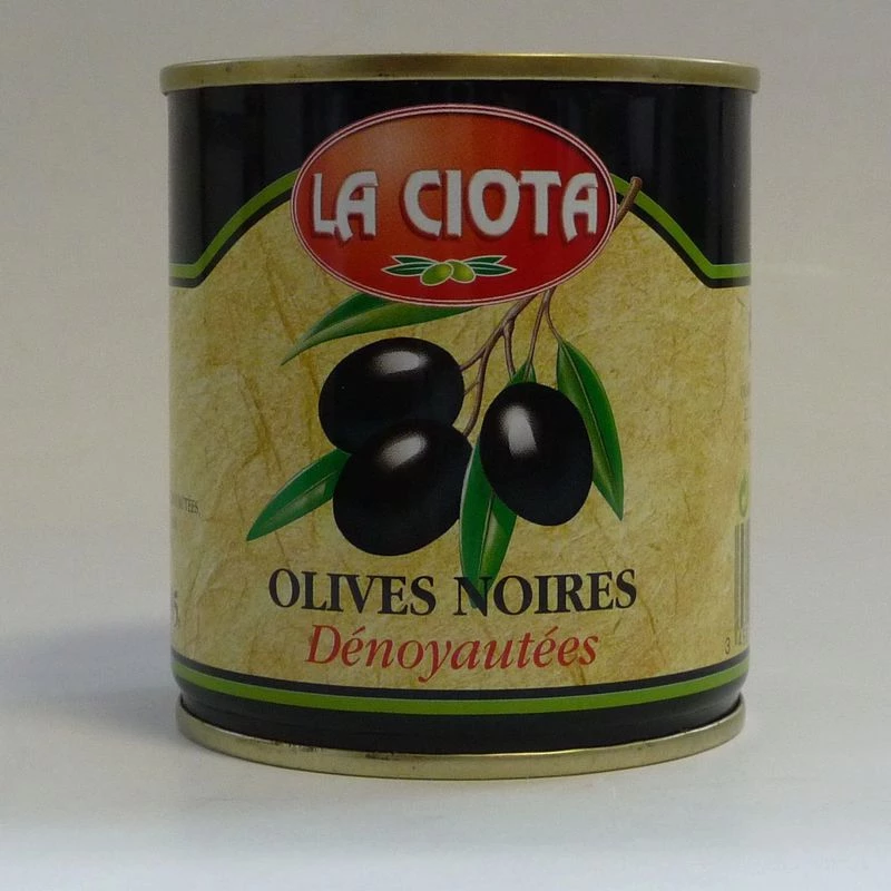 Olives noires dénoyautées - LA CIOTA