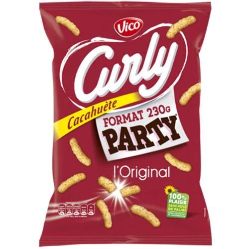 Party Peanut Chips, 230g - CURLY