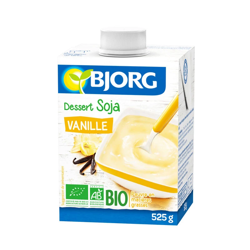 Dessert soja vanille BIO 525g - BJORG