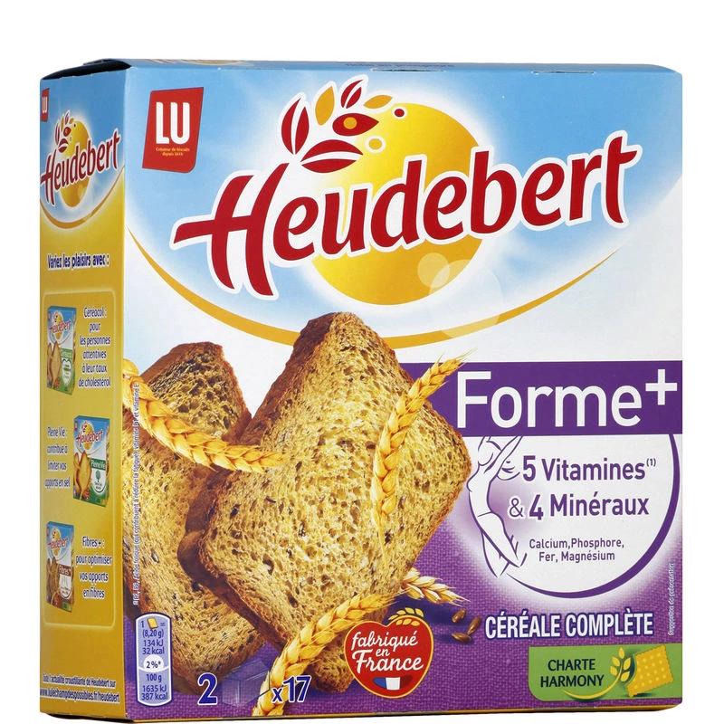 Heudebert 6 Cereals Rusks