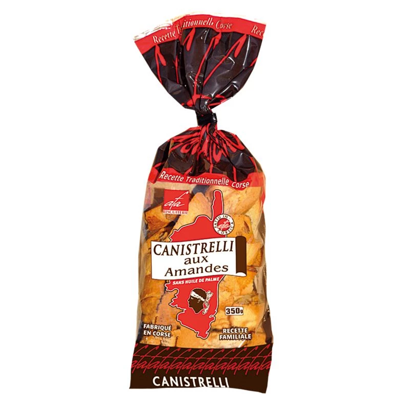Canistrelli almond biscuits 350g - BISCUITERIE AFA