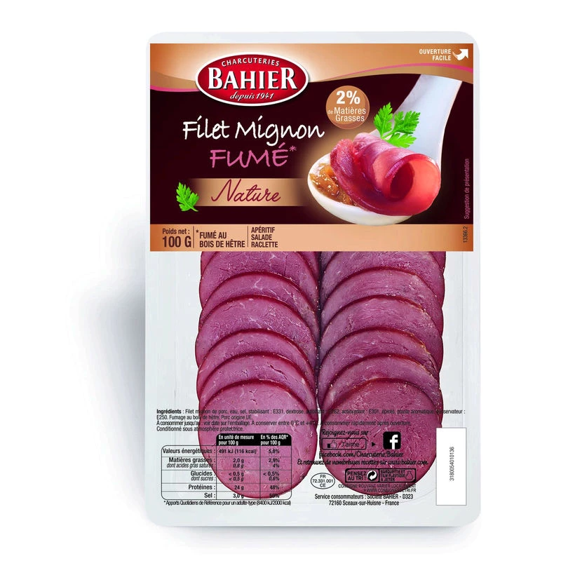 Filet Mignon Tranche Nat 100g