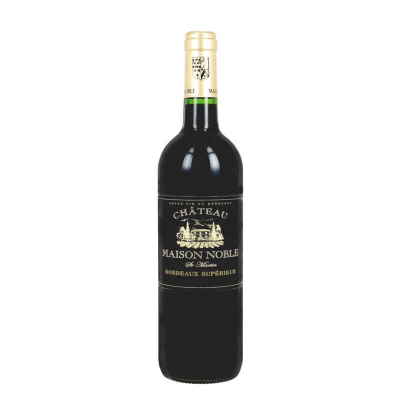 Vin Rouge Bordeaux Supérieur, 13,5°, 75cl - CHÂTEAU MAISON NOBLE