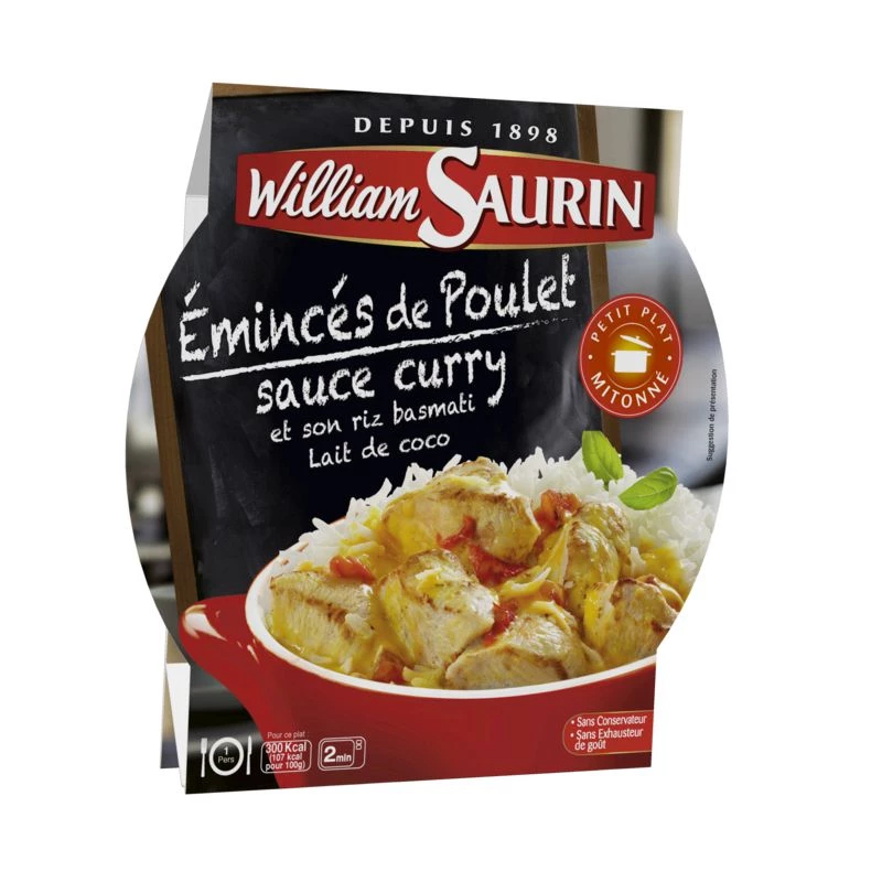 Émincés de poulet curry - WILLIAM SAURIN