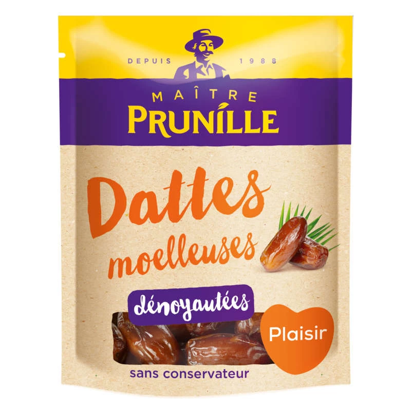 Deglet Nour Soft Pitted Dates, 500g - MAITRE PRUNILLE