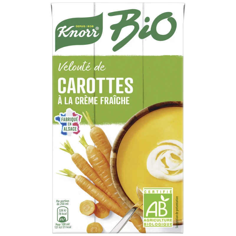 Soupe Bio Carotte 1l - KNORR