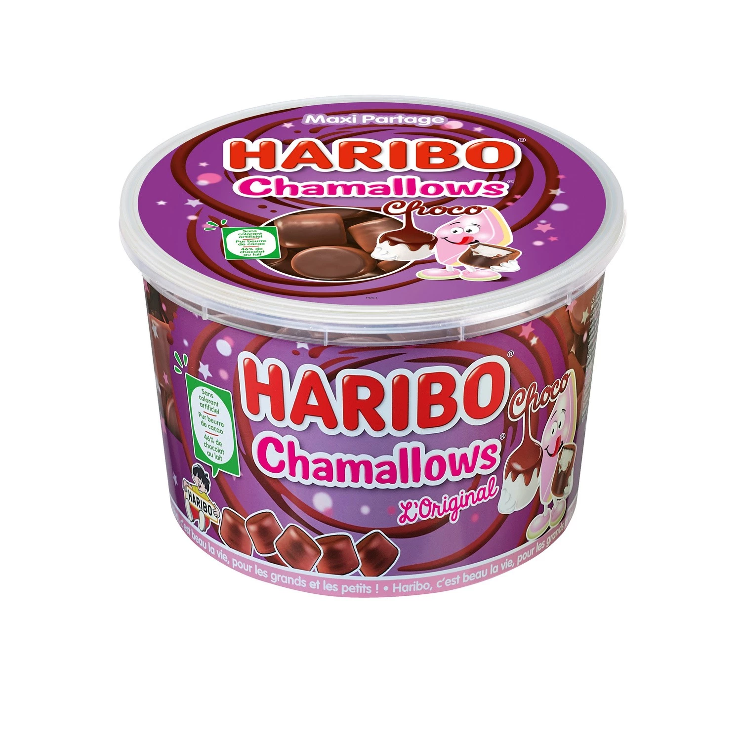 Bonbons chamallows choco 450g - HARIBO