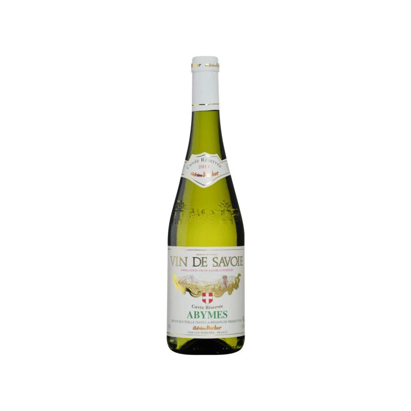 Vin blanc Vin de Savoie Abymes ADRIEN VACHER la bouteille de 75 cl