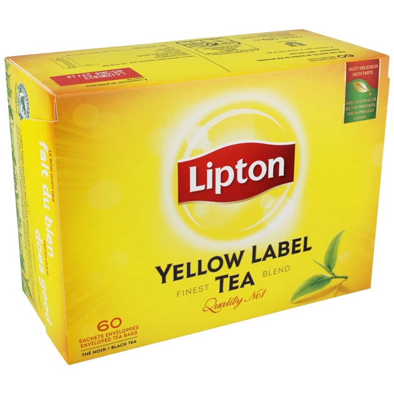 Thé yellow label x60 120g - LIPTON