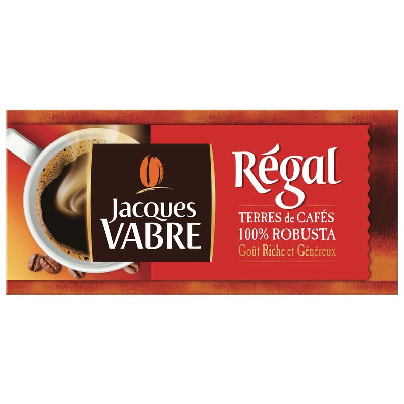 Ground coffee 4x250g - JACQUES VABRE