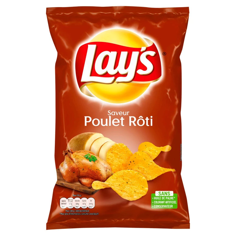 Chips poulet rôti 130g - LAY'S