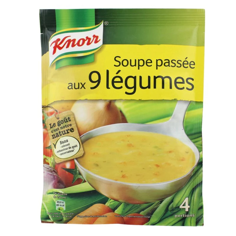 Soupe Aux 9 Légumes 105g - KNORR