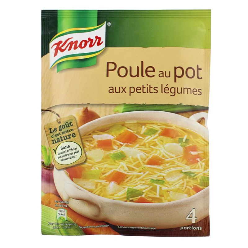 Soupe Poule Au Pot Aux Petits Légumes 72g - KNORR