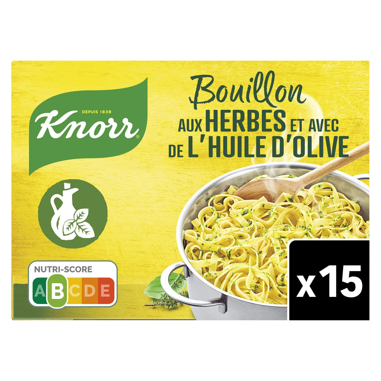 Bouillon Cube Herbes Et Huile D'olive Puget 10g - Knorr