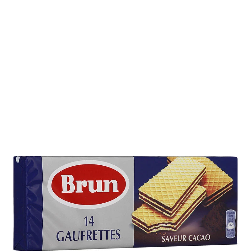 Chocolate wafers 146g - BRUN