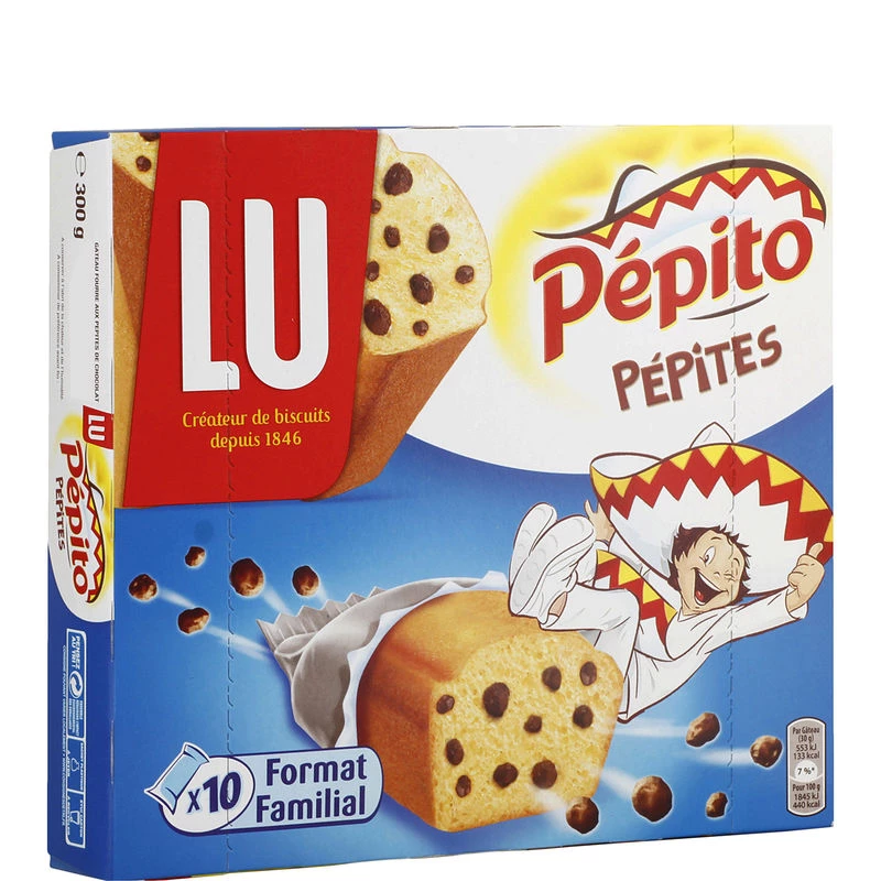 Pépito Pépites Chocolat X10 300g - LU