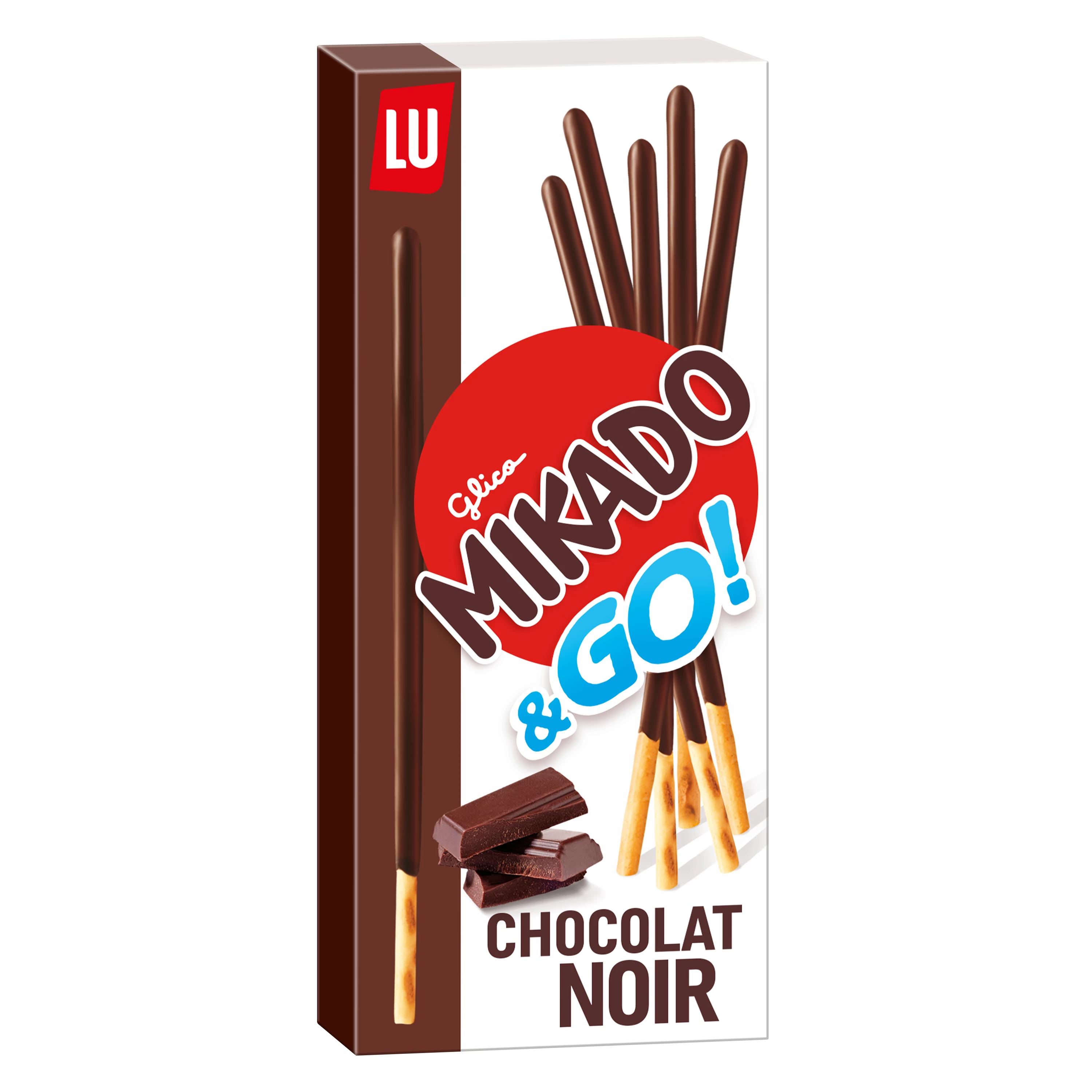 Biscuits Sticks Mikado Pocket Noir, 39g - LU